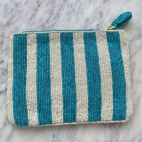 🥕 ANTHROPOLOGIE Farmer’s Market Fiona Beaded Pouch Bag - Picture 3 of 12